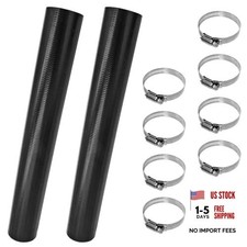 Gasoline Fuel Filler Neck Hose, Reinforced Tank (Straight, 2" ID,15 7/8" Long)
