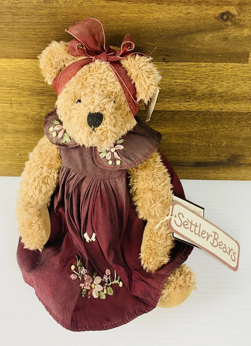 テディベア Settler Bears MARNIE／オーストラリア製タグ付き テディベア Settler Bears MARNIE／オーストラリア製タグ付き