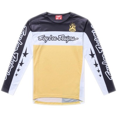 Troy Lee Designs Kids MTB Jersey Langarm Sprint Pro Yo Moto - Butter