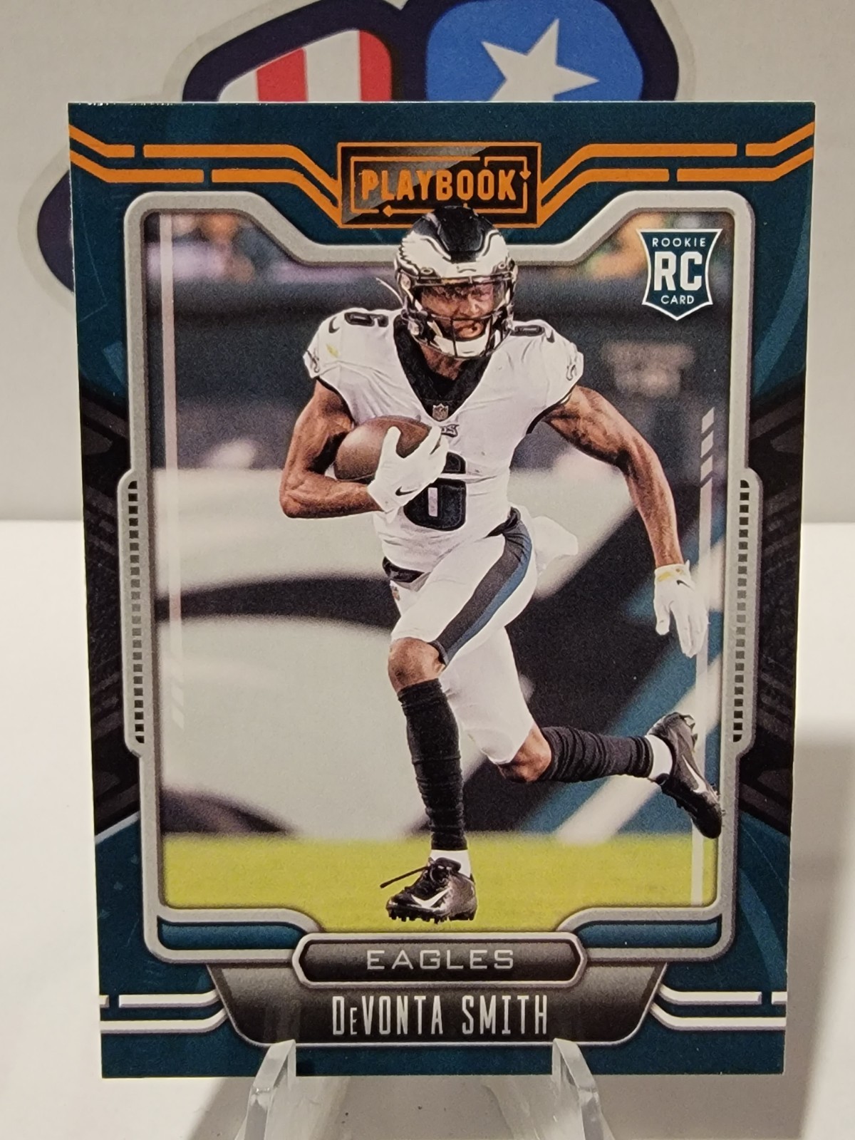 2021 Panini Playbook #107 DeVonta Smith Orange