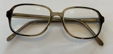 Vintage Eyeglass Frames Gray Tortoise Shell Plastic Oval