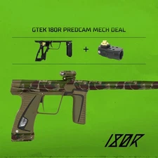 Planet Eclipse GTEK 180R Paintball Marker Mechanical Bundle Predator Camo