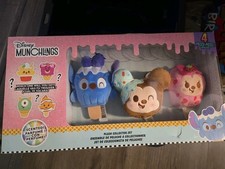 Disney Munchlings Collectors Edition Set Of 4 Scented Plush NIB