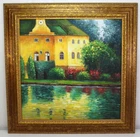 Gustav Klimt Schloss Kammer On The Attersee Oil Canvas Folk Art Framed Painting