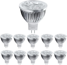 MR16/GU5.3 12V 4W LED Bulbs 40W Halogen Bulb Equivalent Spotlight Bulb for Lands