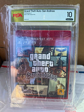 PSA 10 Grand Theft Auto San Andreas PS3 Greatest Hits Factory Sealed A++ Y-Fold
