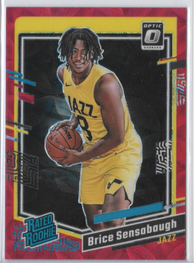 2023-2024 Donruss Rated Rookie Optic Brice Sensabaugh #209 Red Scope