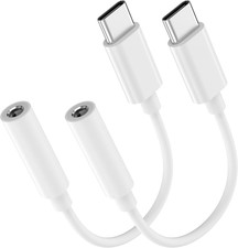 2 Pack USB C to 3.5Mm Headphone Jack Adapter for Iphone 17/16/15/Pro Max/Plus, T