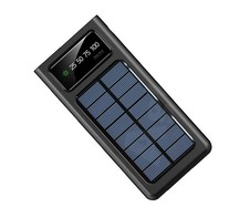 Power Bank Caricatore Portatile con Pannello Solare 10000 mAh Type-C Micro 8pin