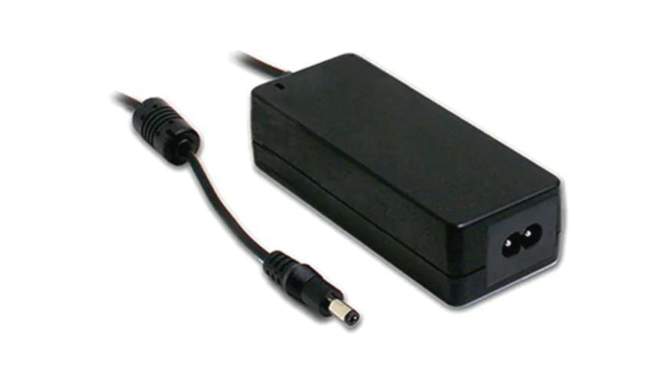 Switching Power Supply, 18VDC, 3.33A, Off: 5.5/2.1 GSM60B18-P1J