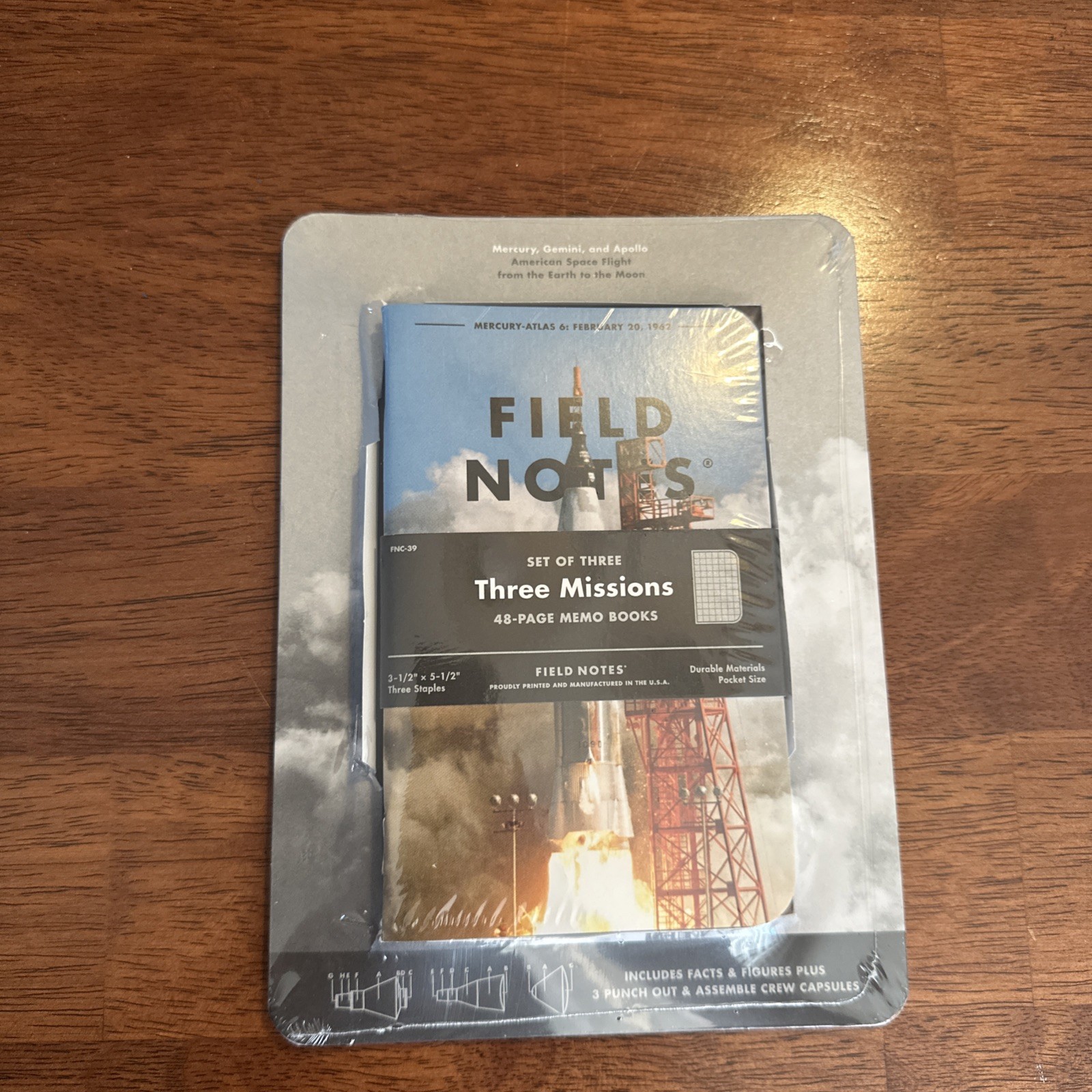 Field Notes Three Missions Limited Edition 3 Pack FNC-39 Memo Books