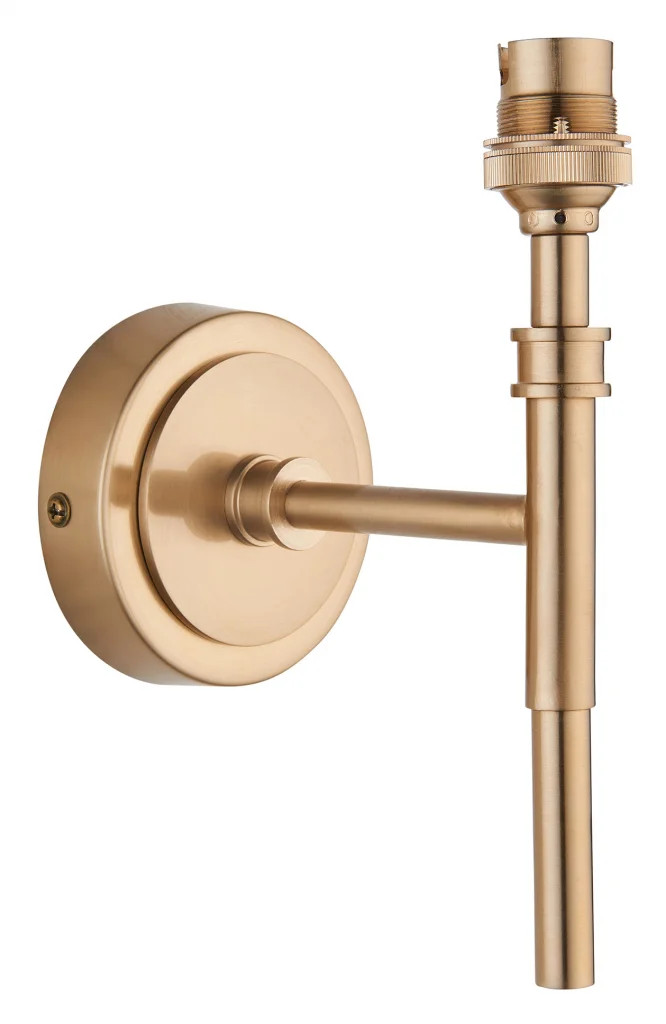 Wall Light Brass Chester Brushed Aged Endon 113151