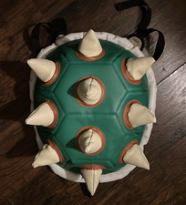 Bowser Spiked Shell Kids Backpack Small Polye...