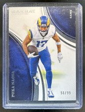 2025 Panini Immaculate Collection Puka Nacua Action Variation #/99 Rams
