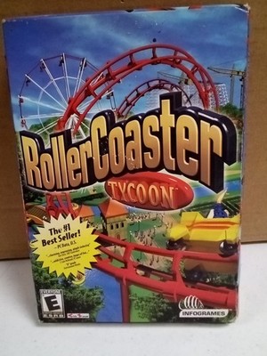 Roller Coaster Tycoon (Microsoft Windows, 1999) NEW Sealed