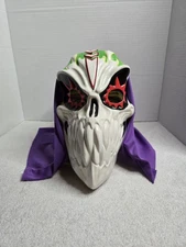 Monster Jam Skull Mask w/ Purple Hood 2023 Feld Motor Sports Costume