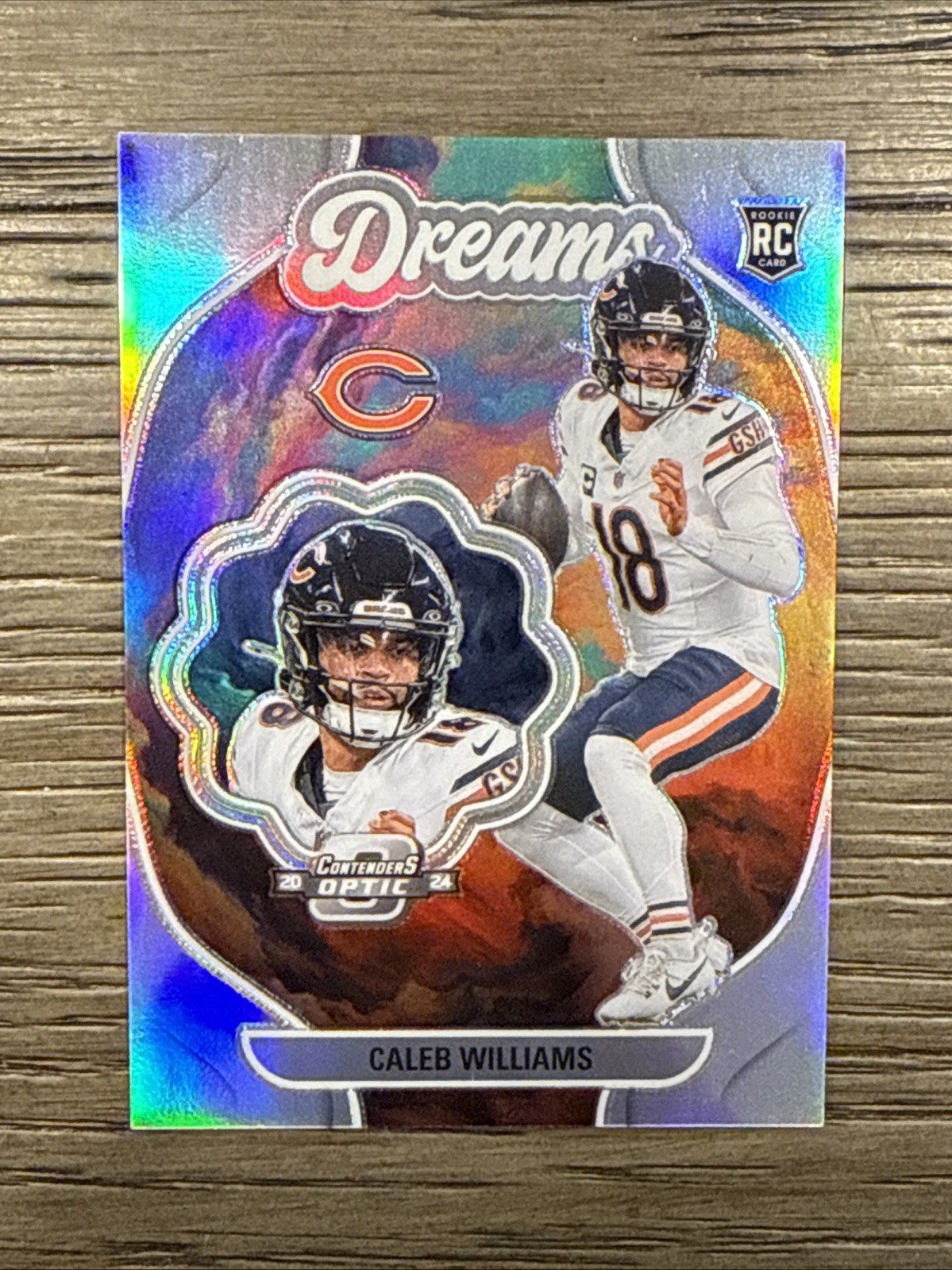 2024 Contenders Optic Caleb Williams Dreams RC Rookie #D-CWS NM - Mint #PNCARDS