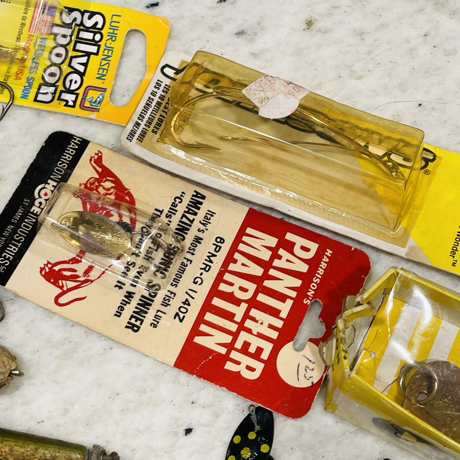 Lot 68 Vintage Fishing LURES SPINNERS SPOONS Cork Poppers Mepps Hildebrandt - Image 13