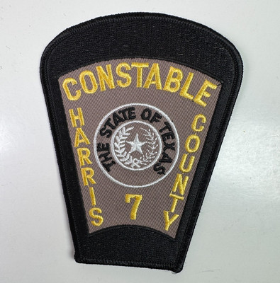 Harris County 7 Texas Constable Patch H10
