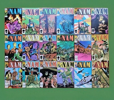 Lot Of 42 THE 'NAM #3-33 36 42-46 53(Punisher) 54 83 84 Marvel 1987-1993 VF-NM