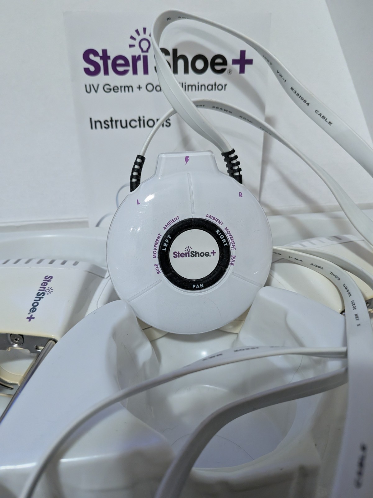 STERISHOE+UV Germ & Odor Eliminator STSH-PLUS-001 Steri Shoe Sanitizer All Sizes