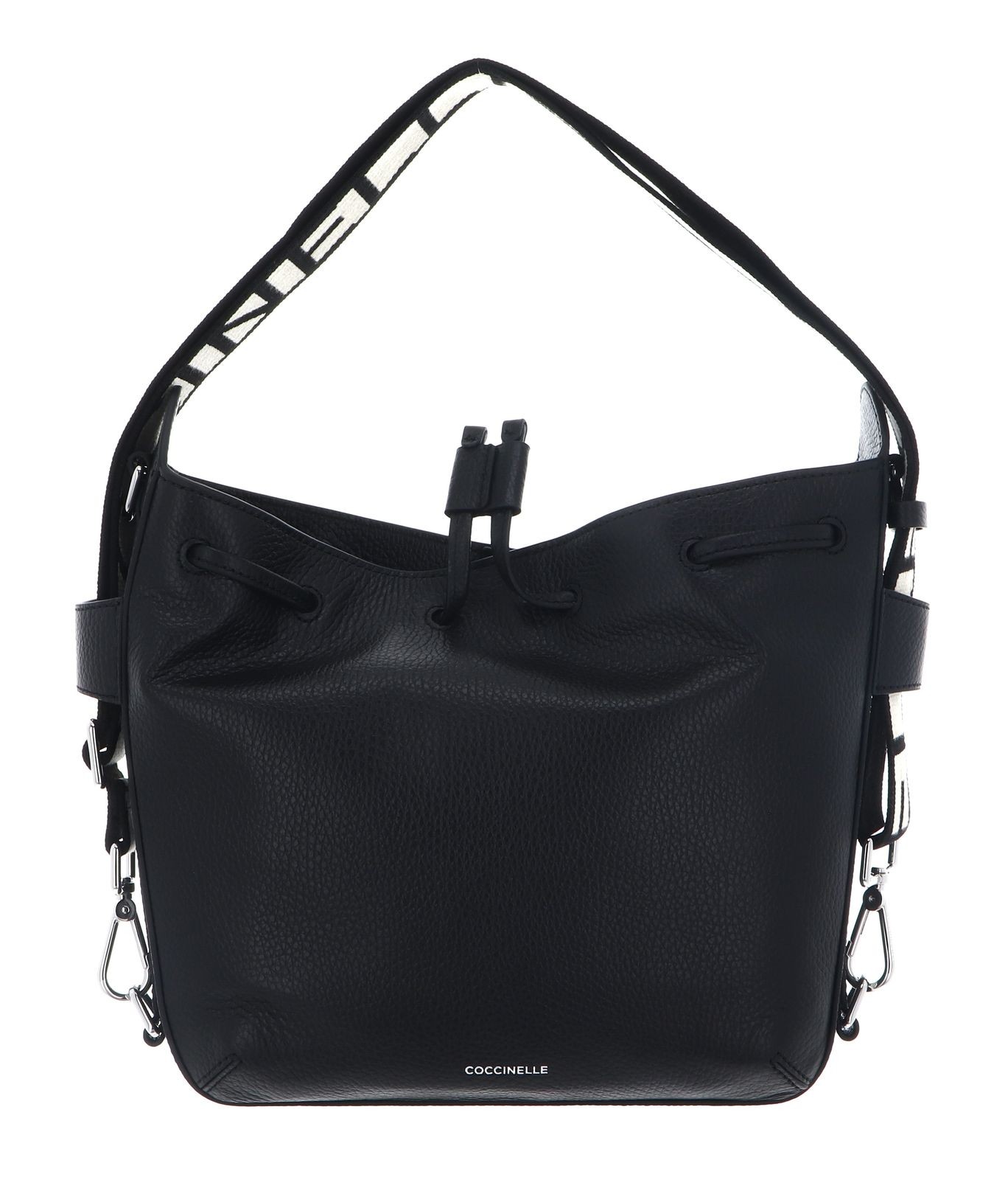 COCCINELLE cross body bag Gretel Ribbon Crossbody Bag Noir