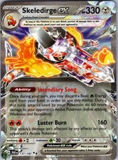 Skeledirge ex 137/182 Double Rare Paradox Rift Pokemon Holo NM/M