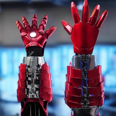 Iron Man MK5 1:1 Right Mechanical Arm Gloves Wearable Voice Touch Remote Control