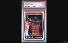 1988-89 FLEER MICHAEL JORDAN #17 PSA 7 NM CHICAGO BULLS HOF