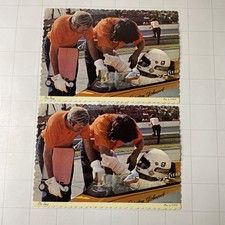 lot31.   2 Vintage postcards unposted Gordon Johncock Indianapolis 500 indy