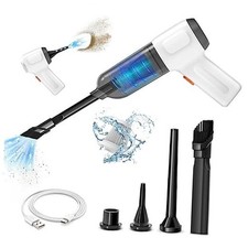 Cordless Vacuum Cleaner-Mini Air Duster, Portable Handheld Vacuum, 3 in1Dry