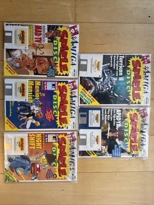 Amiga Spiele Disc   Maniac Mansion, Turrican II, Apidya, Mad TV, Night Shift