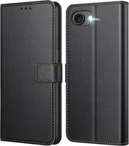 Hülle für Apple iPhone 16E 2025, 16 Pro Max Plus, Leder Wallet Flip Ständer Cover - Bild 1 von 57
