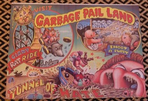 Topps Garbage Pail Kids Poster – "Garbage Pail Land   ! – Original 12" x 17"