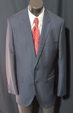 Hugo Boss Sport Coat 42L Blue Dot Dual Vents
