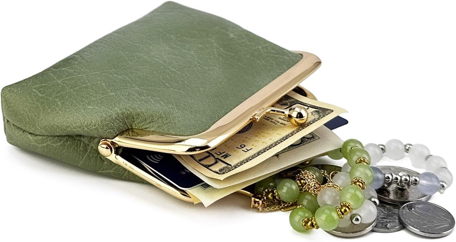 Cute Floral Buckle Coin Purses Vintage Pouch Kiss-lock Change Purse Wallets…