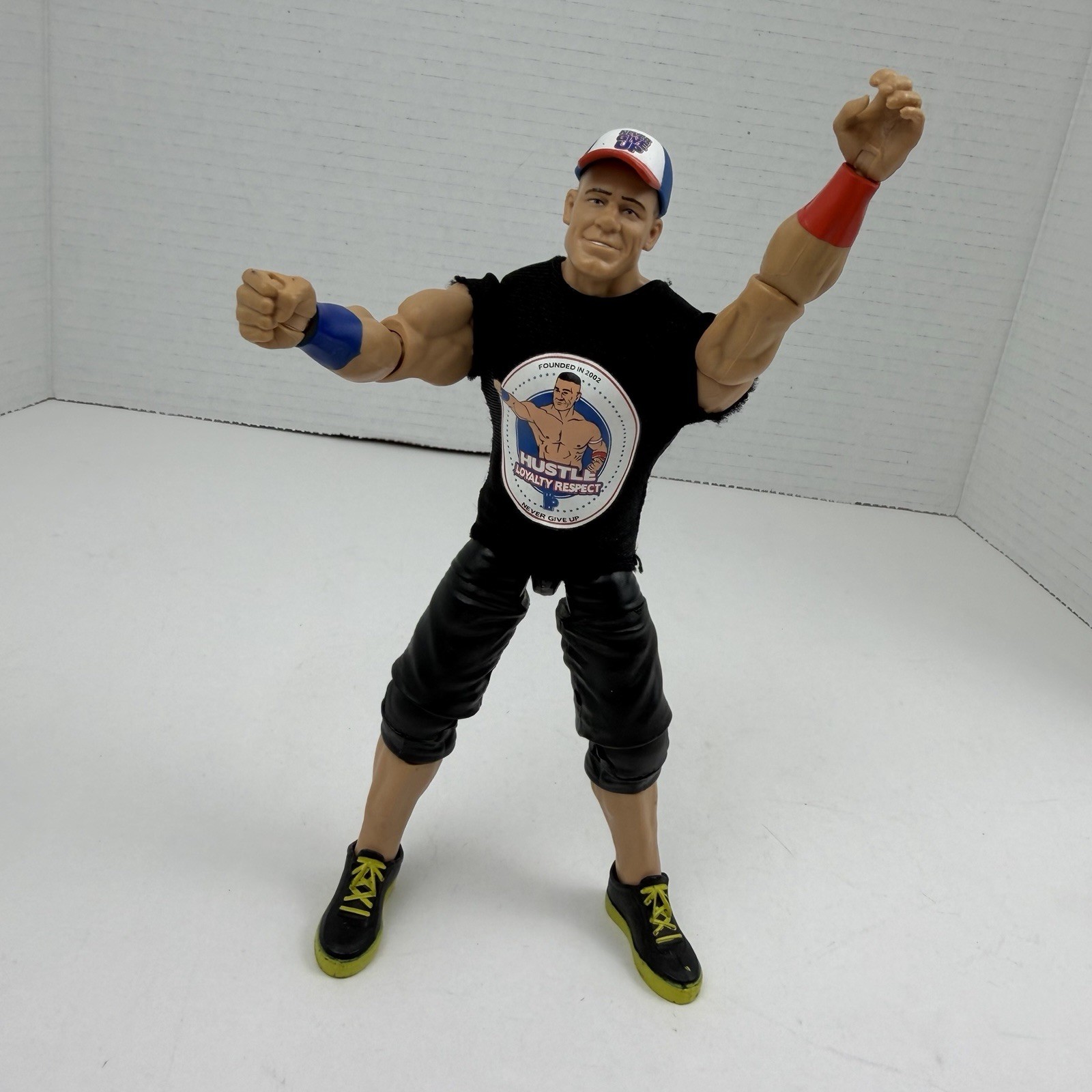 WWE John Cena Mattel Elite Wrestling Series 50 Action Figure 95% Complete