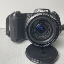 Nikon Coolpix L110 Camera 15x Optical Zoom Wide Tested And Working With Bag
