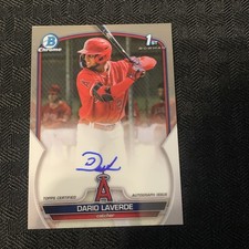 2023 Bowman Chrome - Prospect Autographs #CPA-DL Dario Laverde (AU, RC)