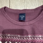 Baby Gap Toddler 2T Fair isle Sweater Dress Winter Holiday Purple Ruffle — photo 8