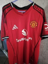 Manchester United Home Shirt Size Medium 25/26