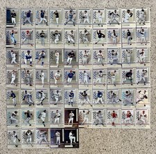 (65) 2004 Playoff Absolute Memorabilia Card Lot Baseball Ernie Banks, Carlton