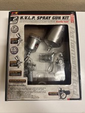 Performance Tool M503 2-pc Hvlp Spray Gun Kit 1.2mm 1.5mm Gravity Feed Open Box