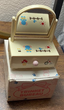 Sanrio Vintage 1978 Mini Trinket Bureau drawer with mirror Unused