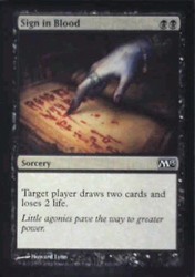 Sign in Blood - Magic 2013 (M13) #110 Common