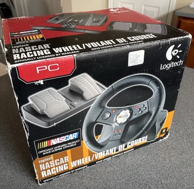 Logitech 963339-0403 Nascar Racing Wheel w/ Gas Pedals For PC