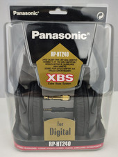 Panasonic RP-HT240 Headphones, 3.5mm  1/4in - Vintage, New