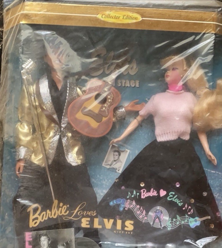 Mattel Barbie Loves Elvis Collector Edition Doll Set Barbie 