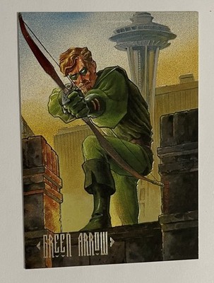 1994  SkyBox  DC Master Series Foil # F3 Green Arrow