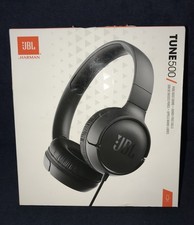 JBL TUNE 500 On Ear Headphones - Black. Brand New In Box